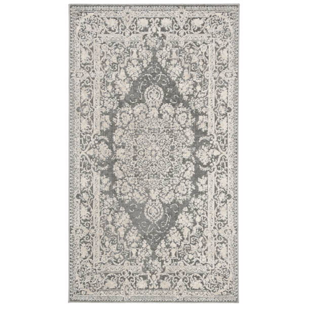Laurel Foundry Modern Farmhouse Calidia Light Grey / Cream Rug
